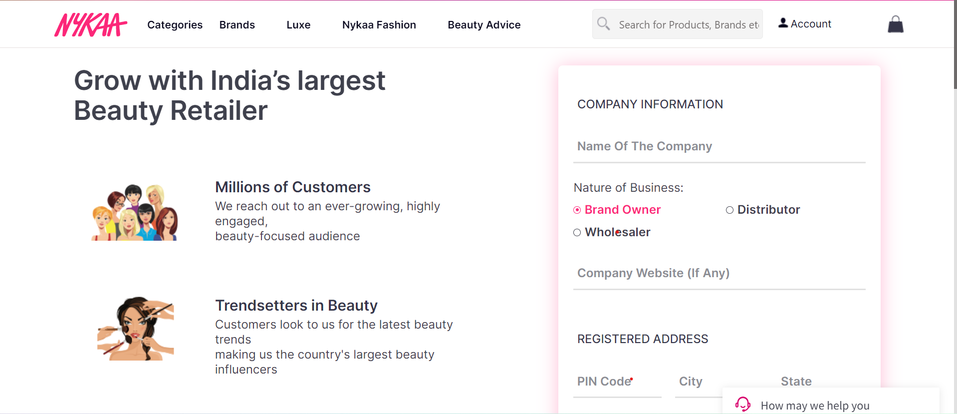 how to sell products on Nykaa 